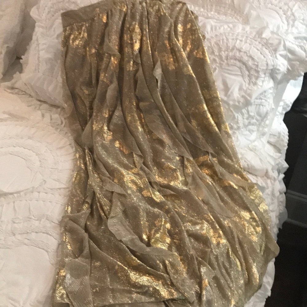 Anthropology skirt .. express crop top